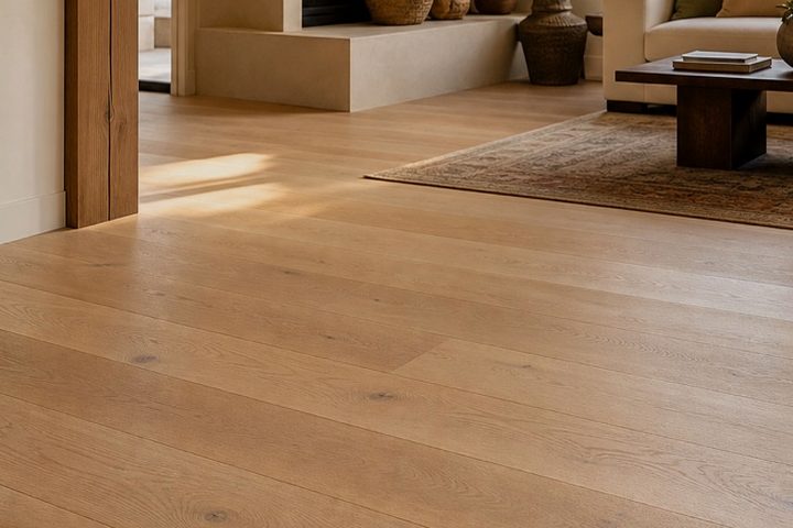 Guest suite laminate flooring