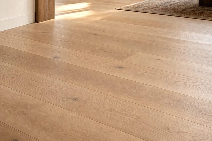Luxury vinyl plank kitchen flooring